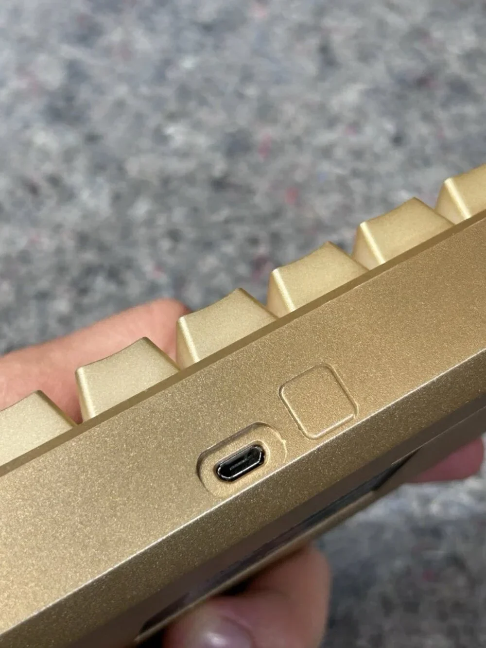Bugha Limited Edition Gold LED Gaming 60% Keyboard GA-0043-Gold